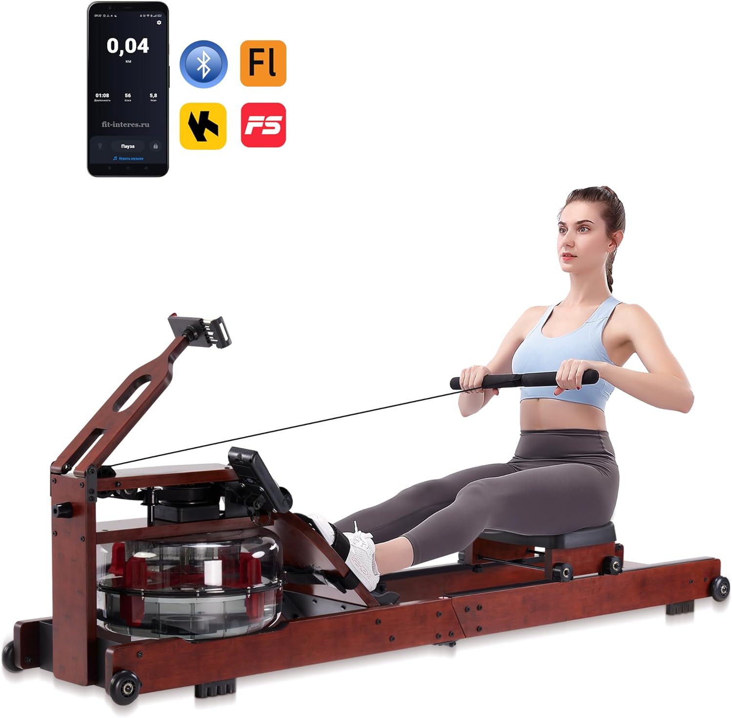 ECHANFIT Magnetic/Water Rowing Machine Review
